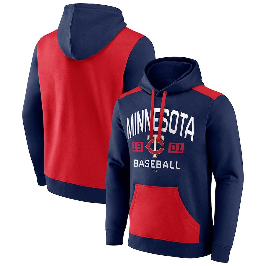 Men 2023 MLB Minnesota Twins blue Sweatshirt style 1->milwaukee brewers->MLB Jersey
